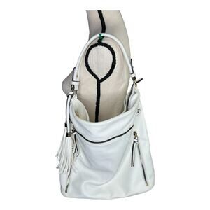 Gussaci White Shoulder Bag NWOT